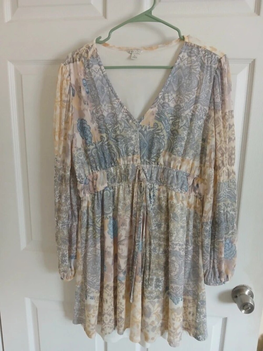 Crepe Backless Midi Dress